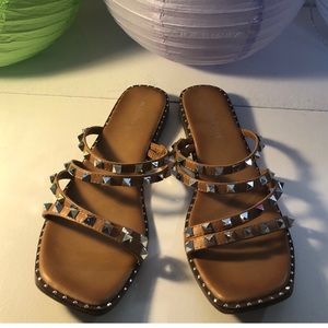 Madden Girl studded leather sandals